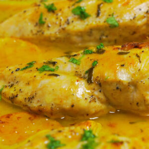 Chicken n curry sauce